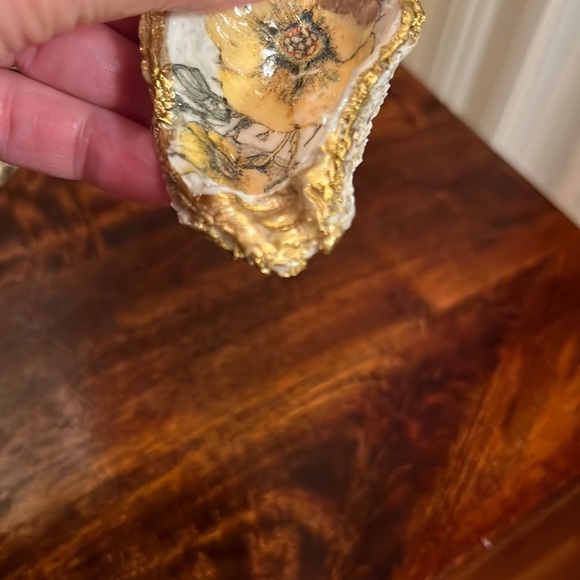 Handmade Trinket Holder, Gold and Yellow - Picture 9 of 9